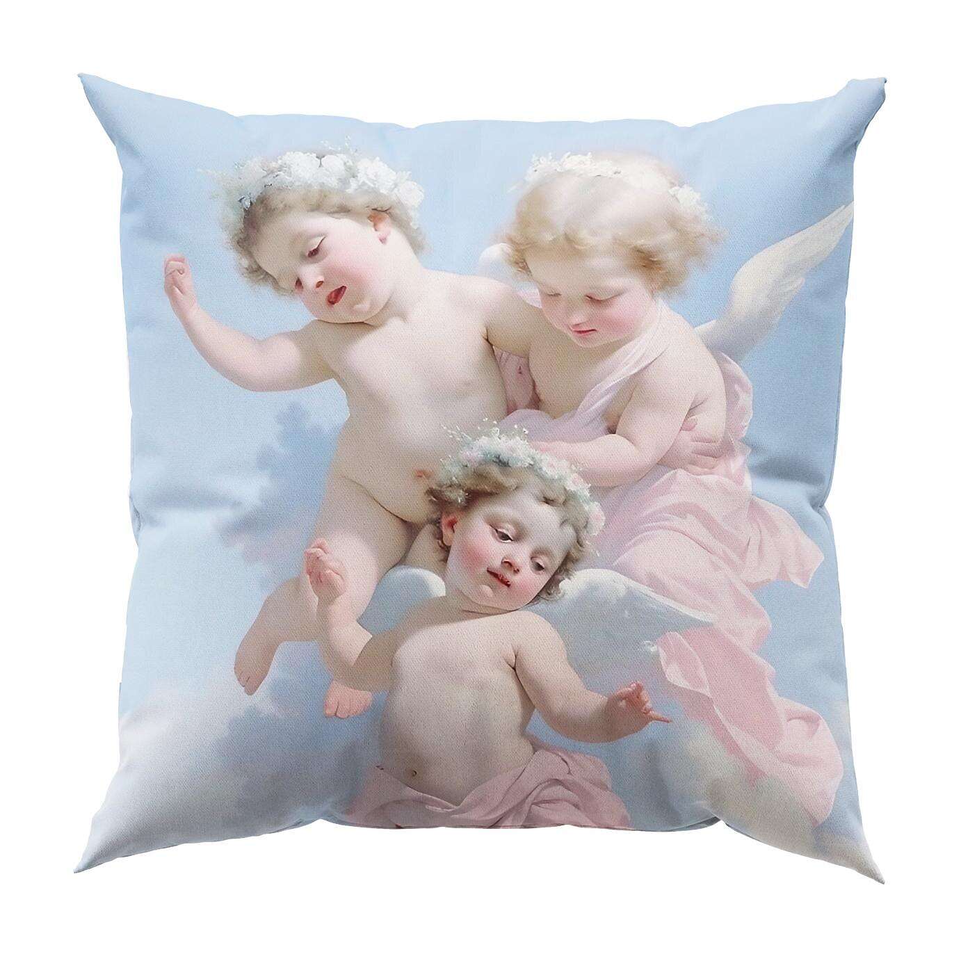 Renaissance Angels Double Side Pillow Cover 4PC