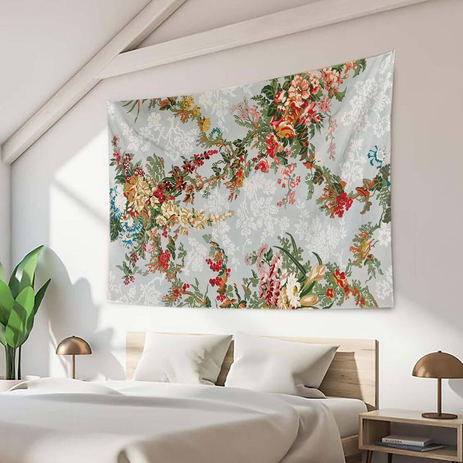 Floral Large Wall Tapestry Art Decor Photograph Backdrop