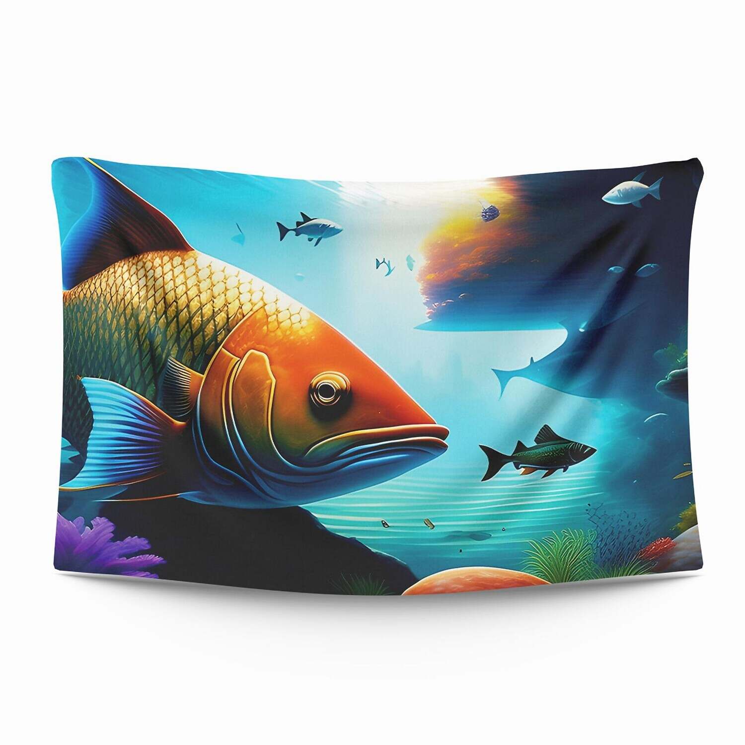 Ocean Fish Wall Tapestry Art Decor