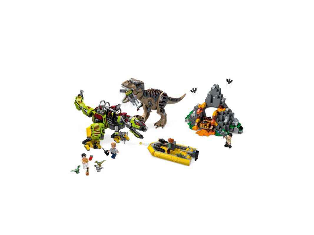 LEGO T. rex vs Dino-Mech Battle