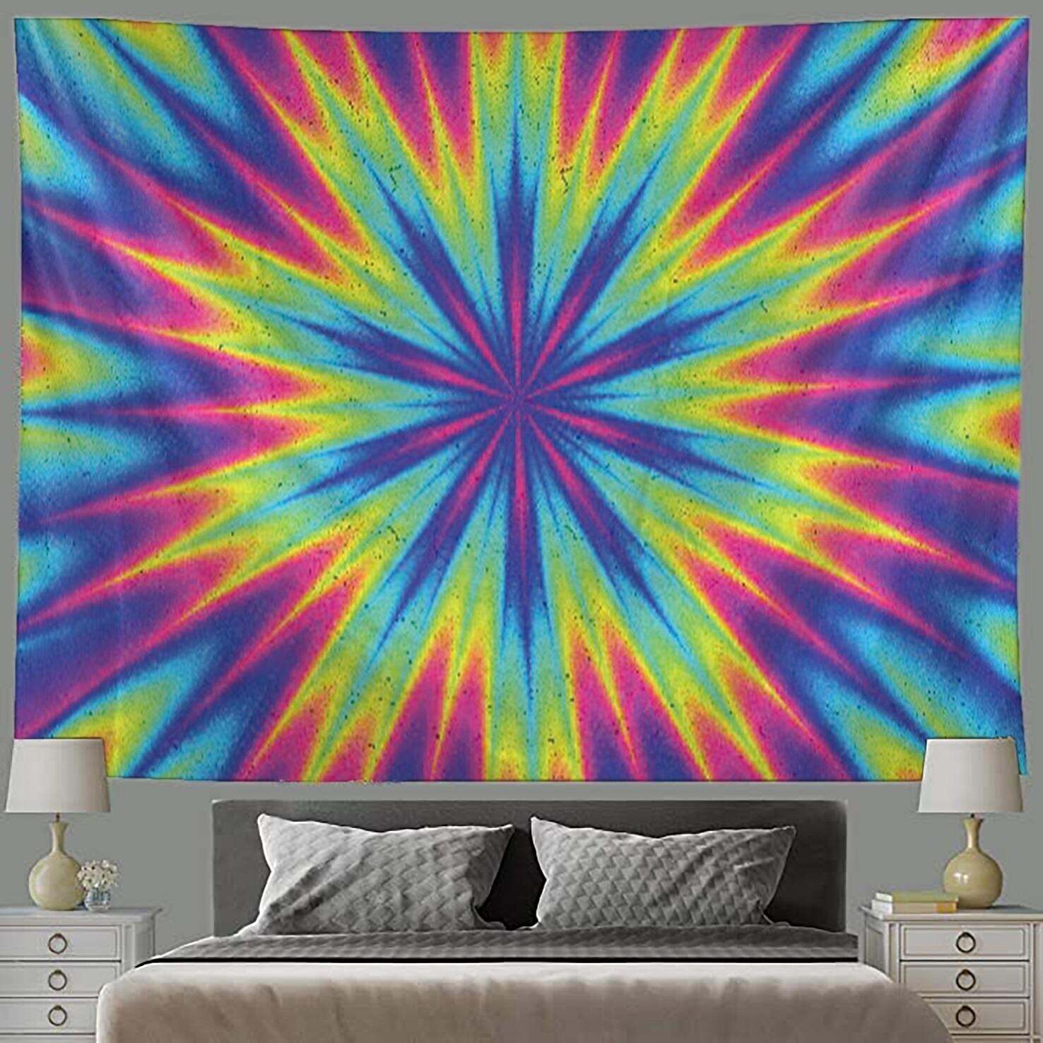 Psychedelic Wall Tapestry Art Decor Photograph Backdrop