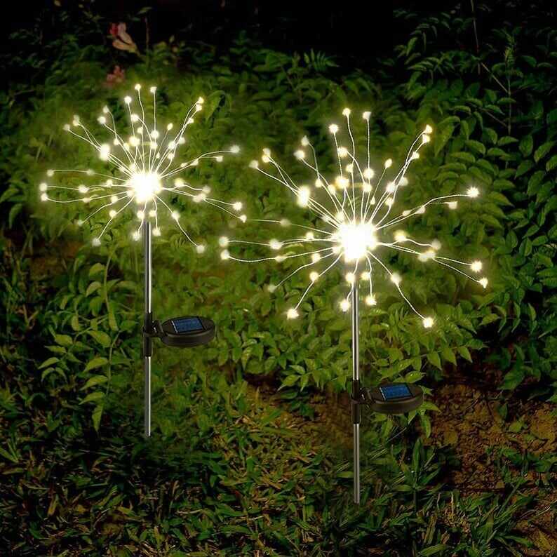 Outdoor Solar Fairy Light Firework LED stake garden-Buy 3 Free Shipping !!!