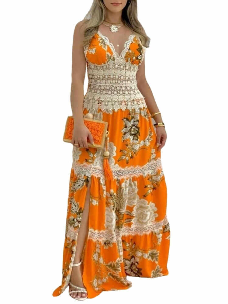 Vacation Dresses Women Floral Print