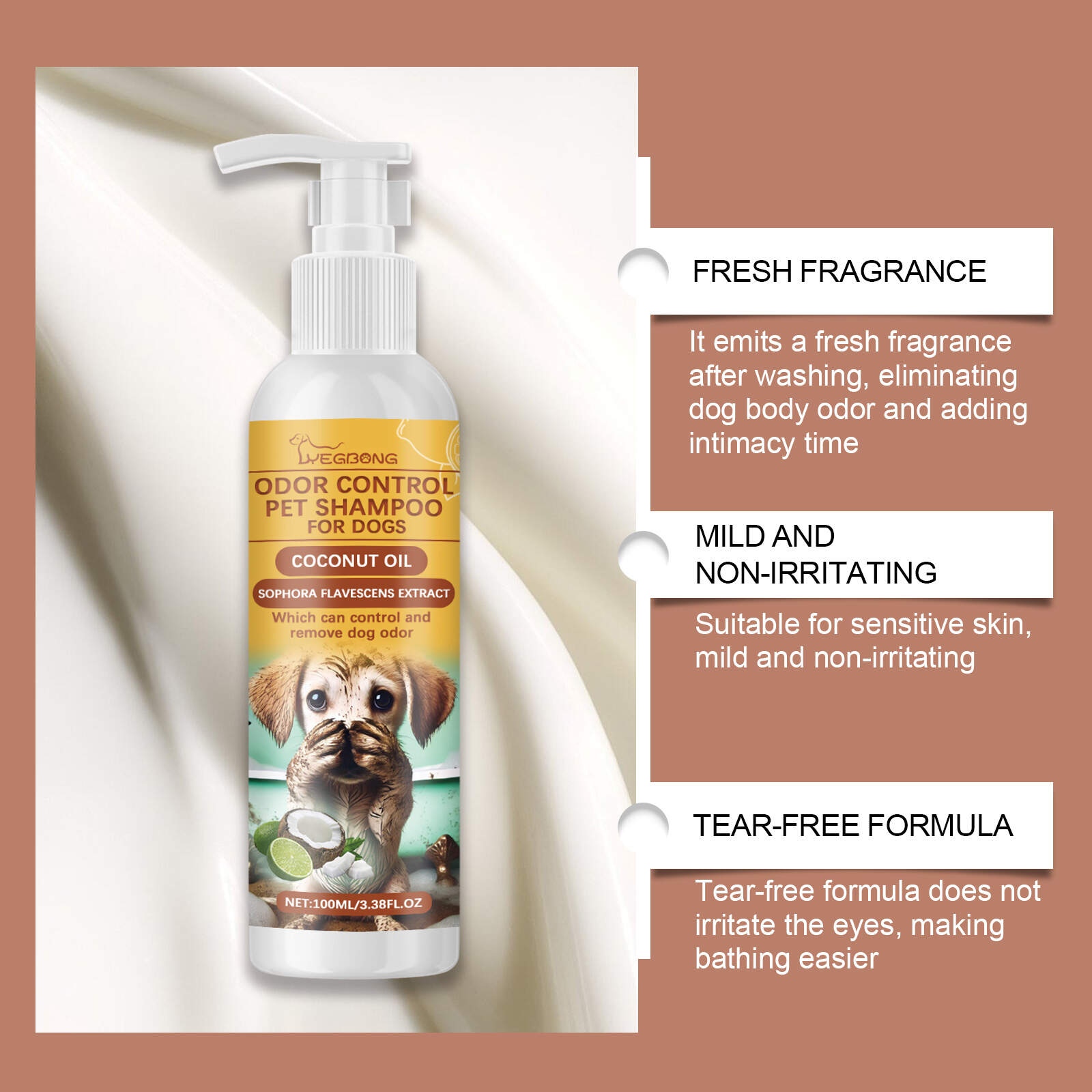 Odor Control Pet Shampoo For Dogs