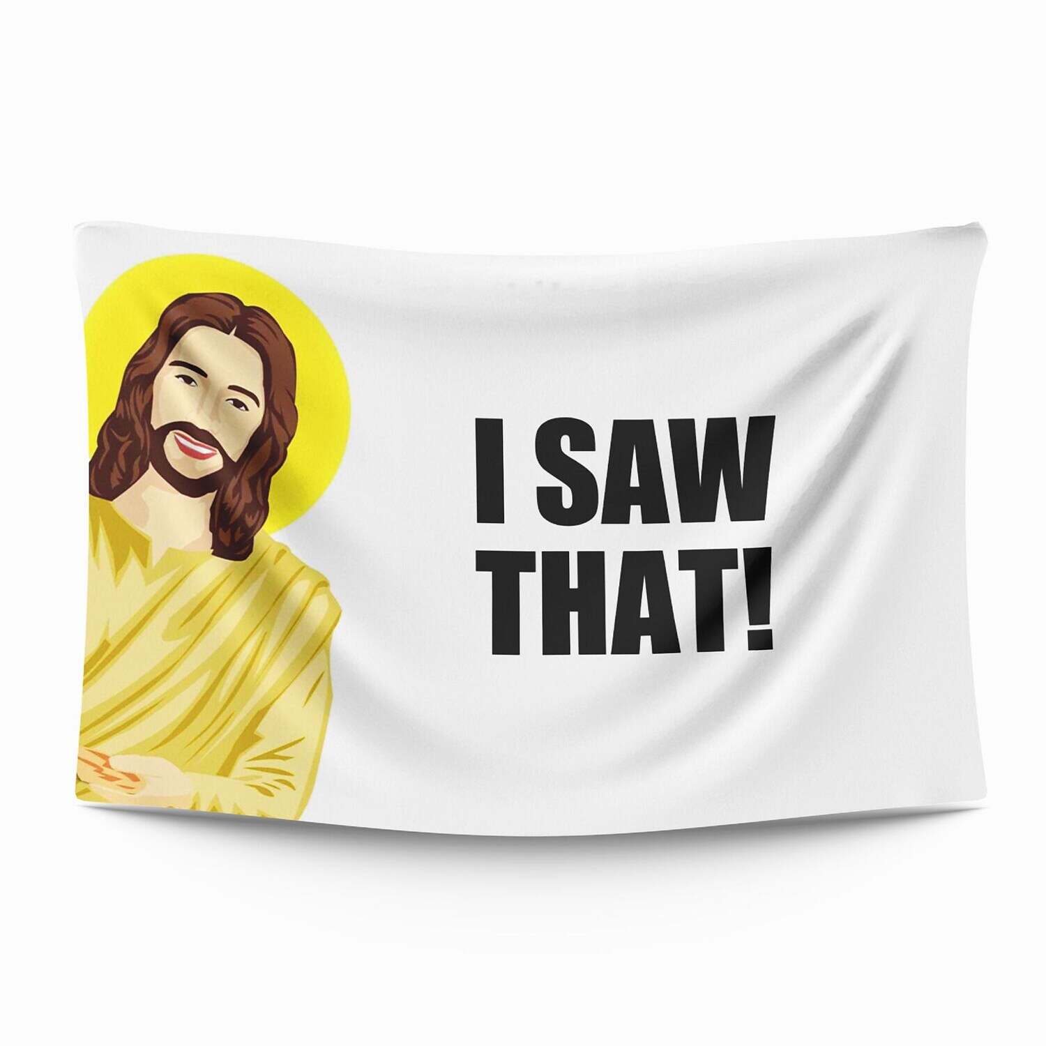 Funny Large Wall Tapestry Jesus Art Decor