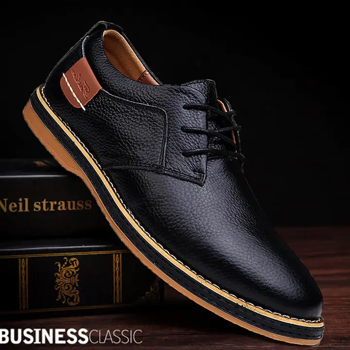 Vintage Business Casual Leather Shoes