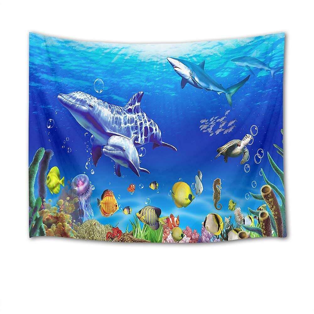 Marine Life Wall Tapestry Art Decor