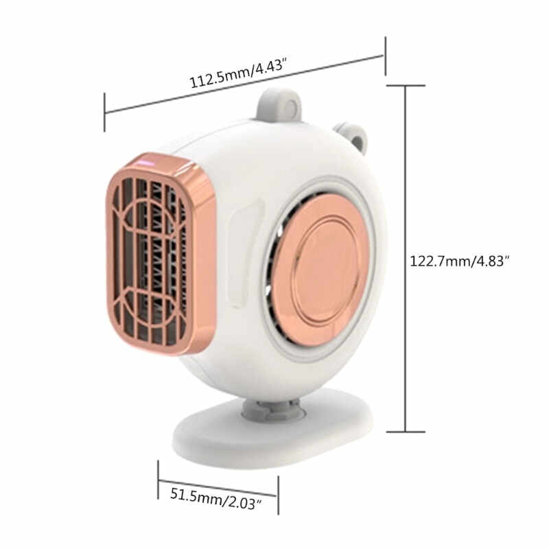 2 in1 Portable Car Heater Fan