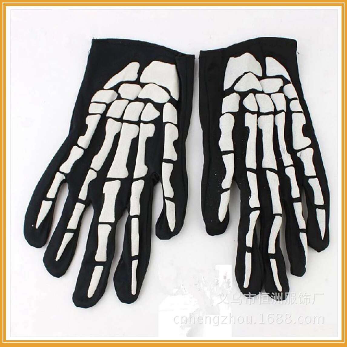 Hot halloween skeleton gloves skeleton socks horror ghost claw gloves dead bleeding gloves