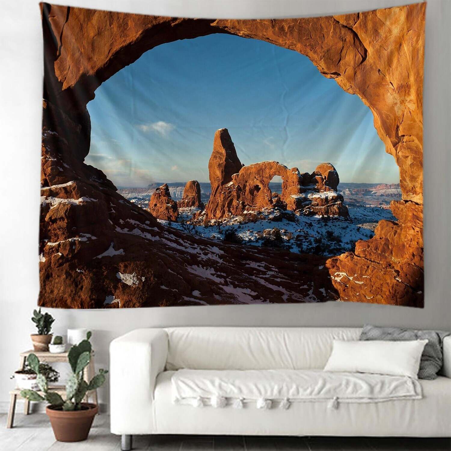 Natural Large Wall Tapestry Cave Art Decor Photograph Backdrop