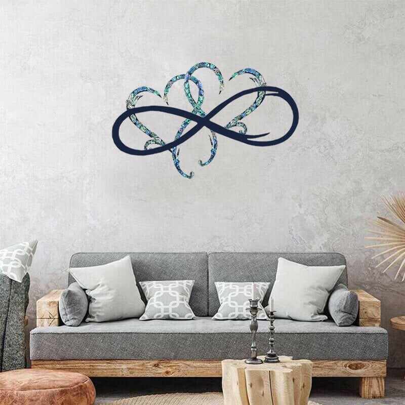 Last Day Promotion 49% OFF - Infinity heart-Steel wall decor Metal Wall art