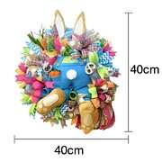 2023 New Easter Bunny Wreath Happy Easter Rabbit Decoration