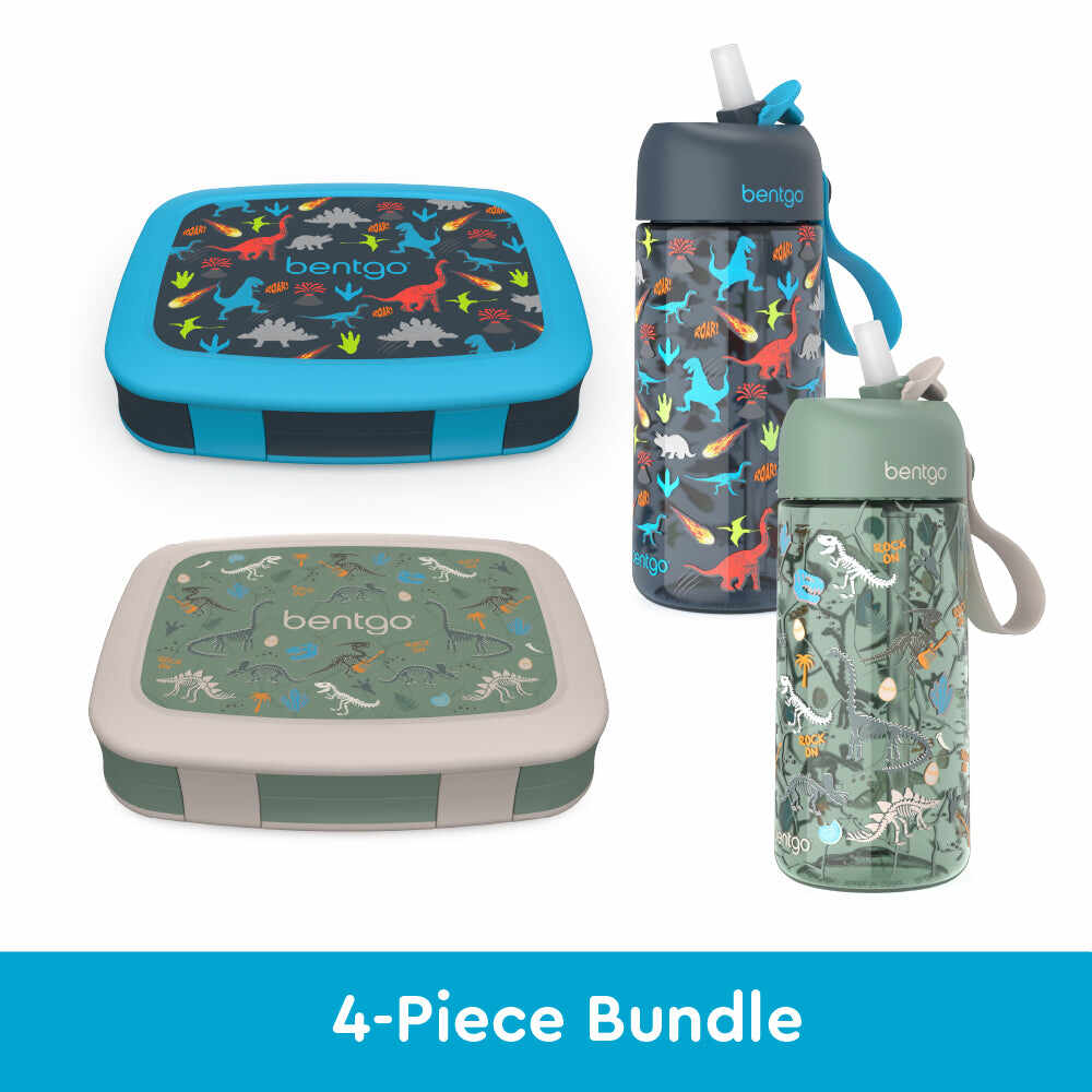 Kids Prints Lunch Boxes & Water Bottles