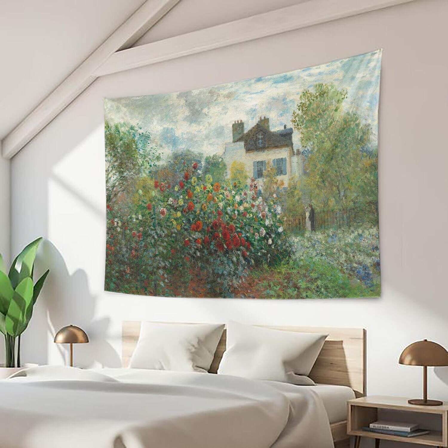 Oil Painting Floral Wall Tapestry Art Decor