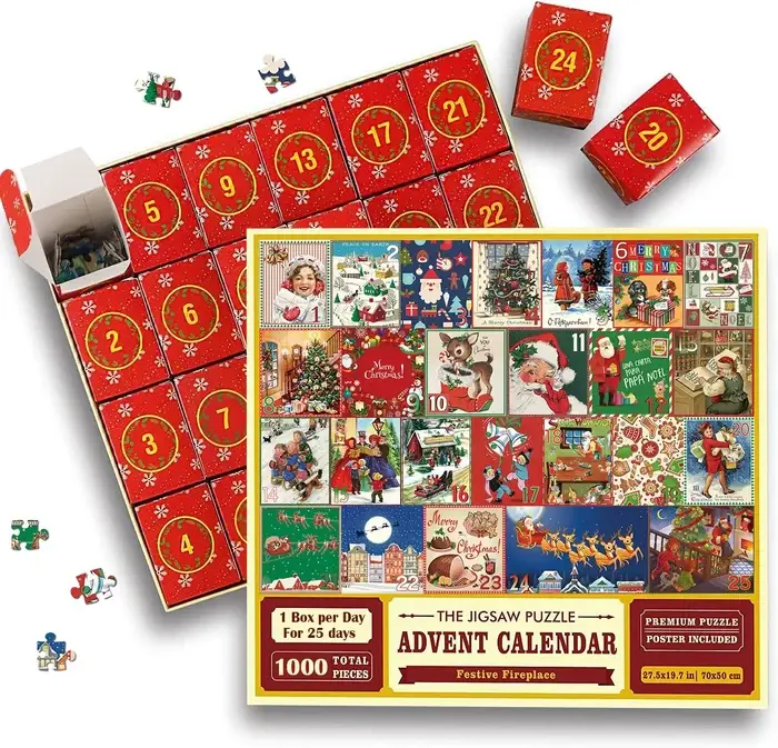 🎄🎅Christmas Calendar Jigsaw Puzzle 1008pcs🧩