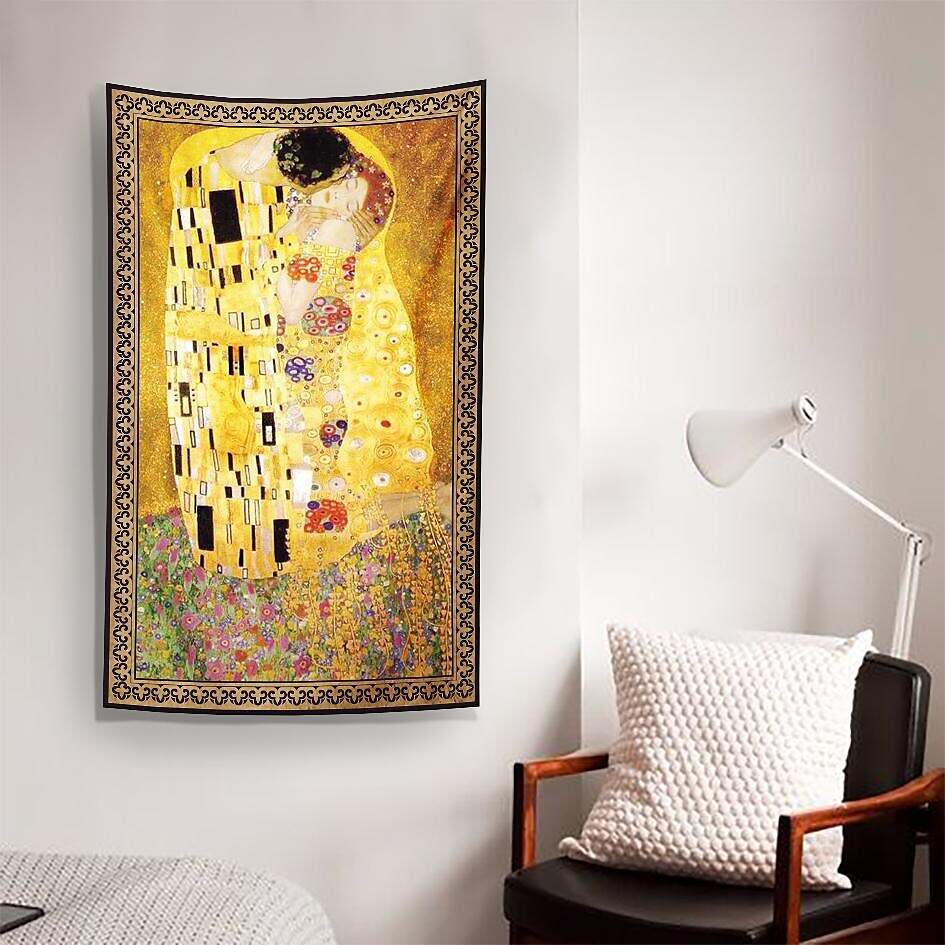 Gustave Klimt Wall Tapestry Art Decor Famous Painting Style