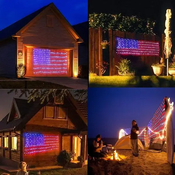 420 LED - Large Outdoor Flag Net Lights