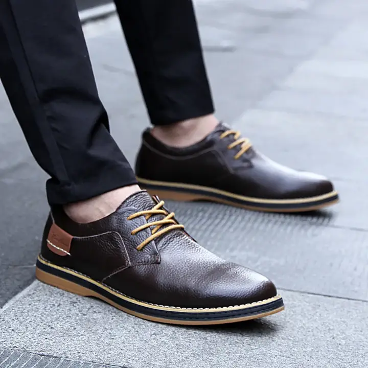 Vintage Business Casual Leather Shoes