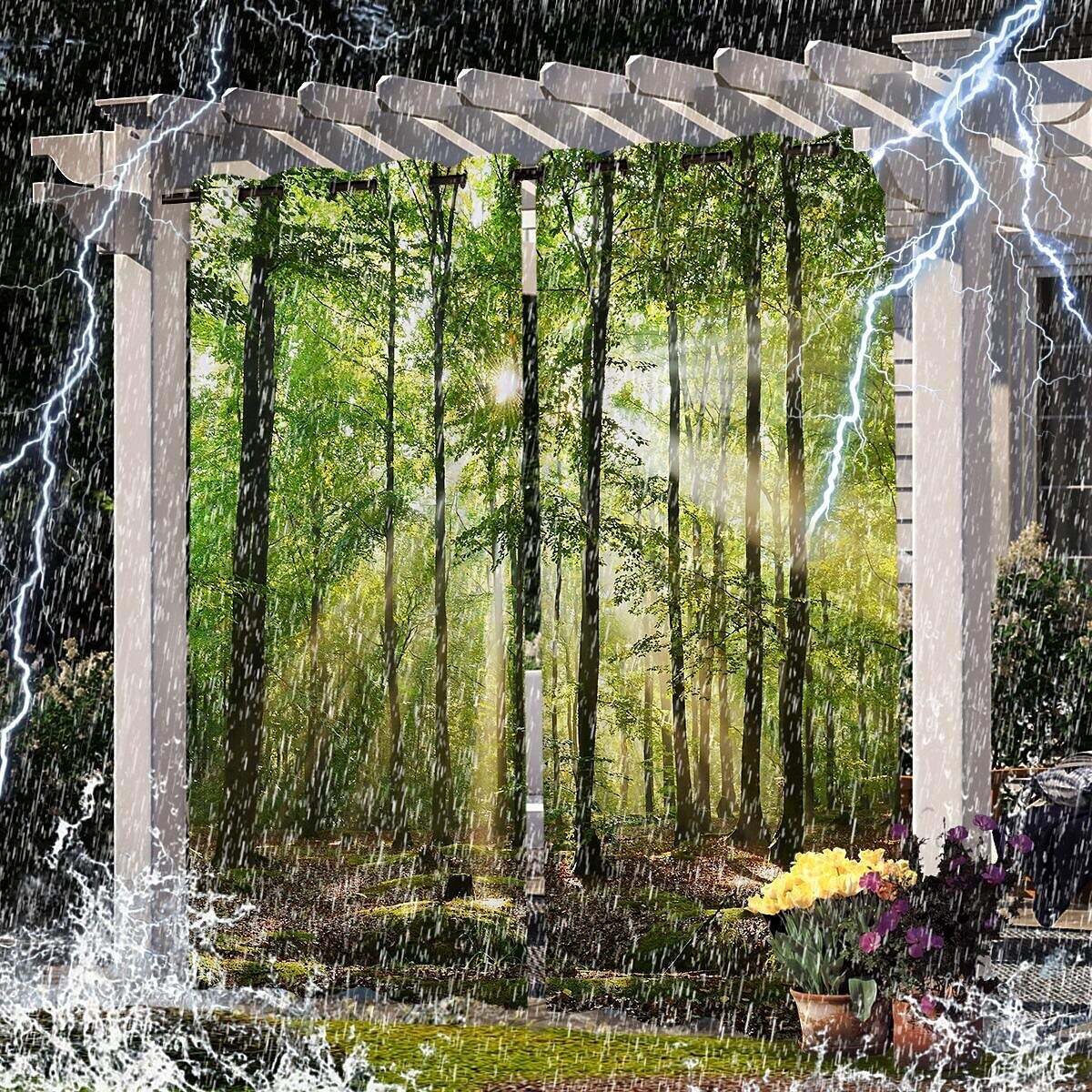 Waterproof Outdoor Curtain Privacy