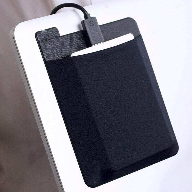 Adhesive Pocket Laptop Storage for External Hard Drives & Pens