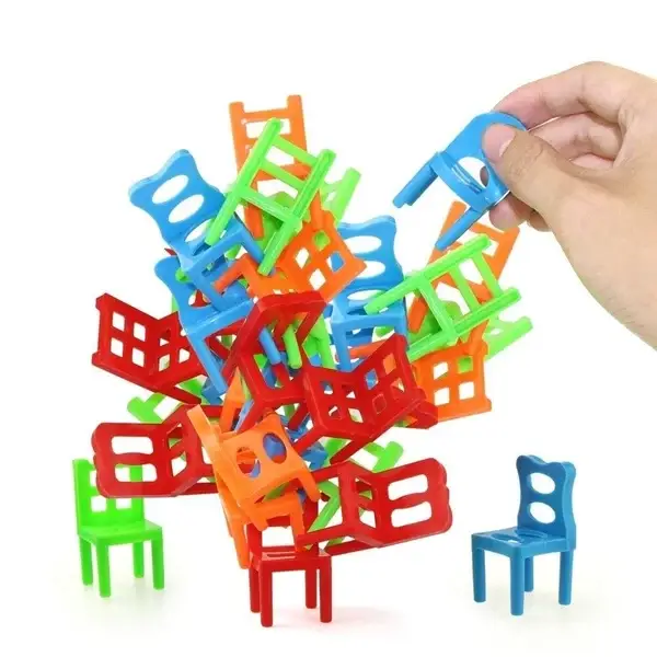 Christmas Hot Sale 48% OFF - Chairs Stacking Tower Balancing Game (18pcs)