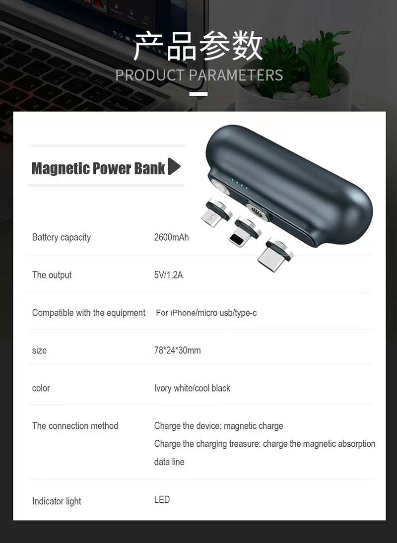 Portable 3 in 1 Power Bank