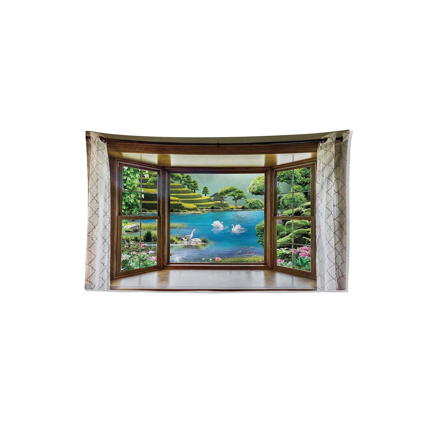 Landscape Large Wall Tapestry Window Art Decor