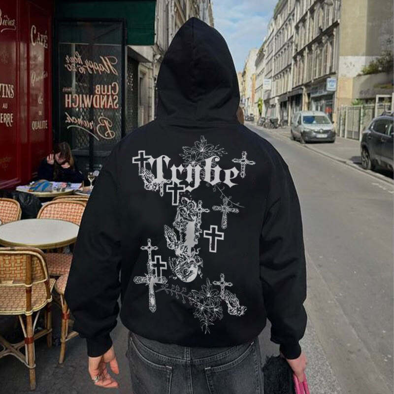 Refuge Of Sinners Print Christian Hoodie