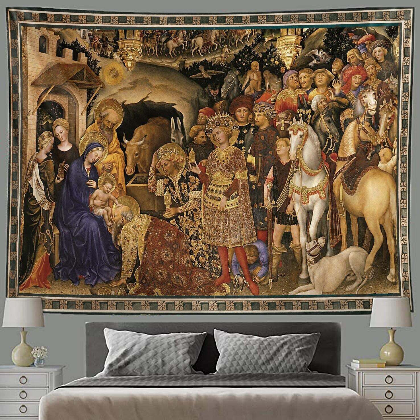 Medieval Wall Tapestry Art Decor