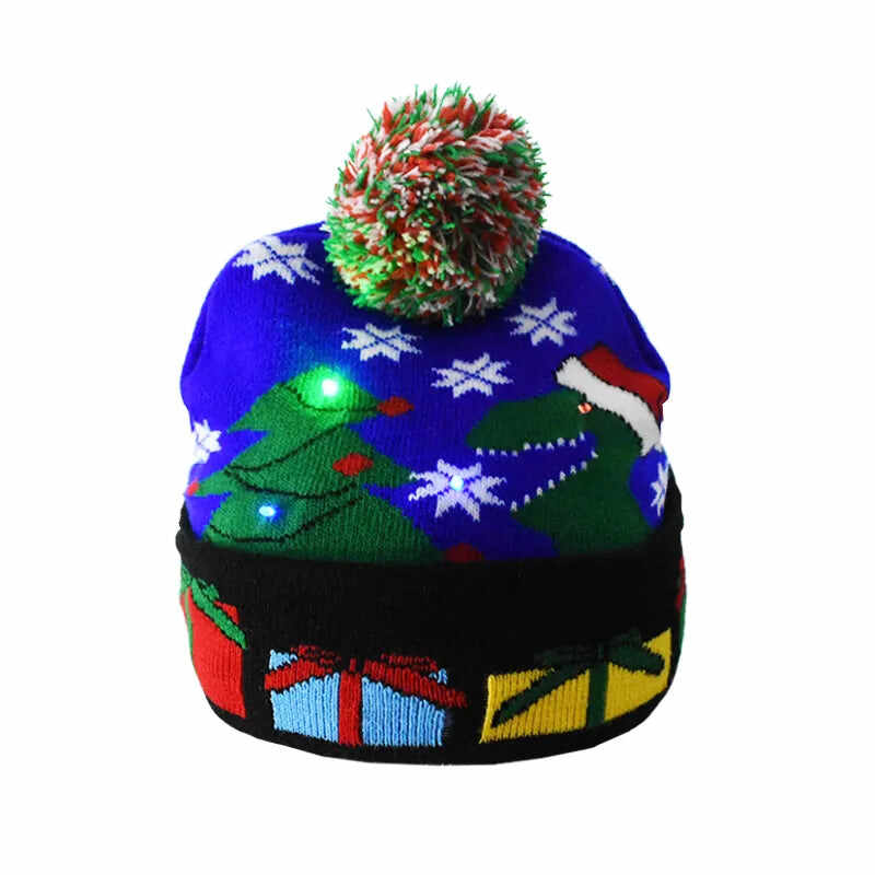 Early Christmas Sale 50% OFFChristmas Theme LED Beanies - Buy 4 Get 1 Free