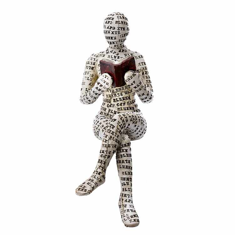 LAST DAY -49% OFF - Modern Reading Woman Statue