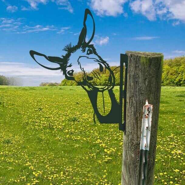 Only$19.99Farm Peeping Animal Metal Art(Buy 3 Free Shipping)