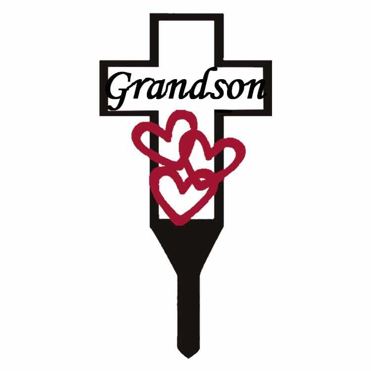 Hot Sale - Cemetery Memorial Cross Stake for Parents