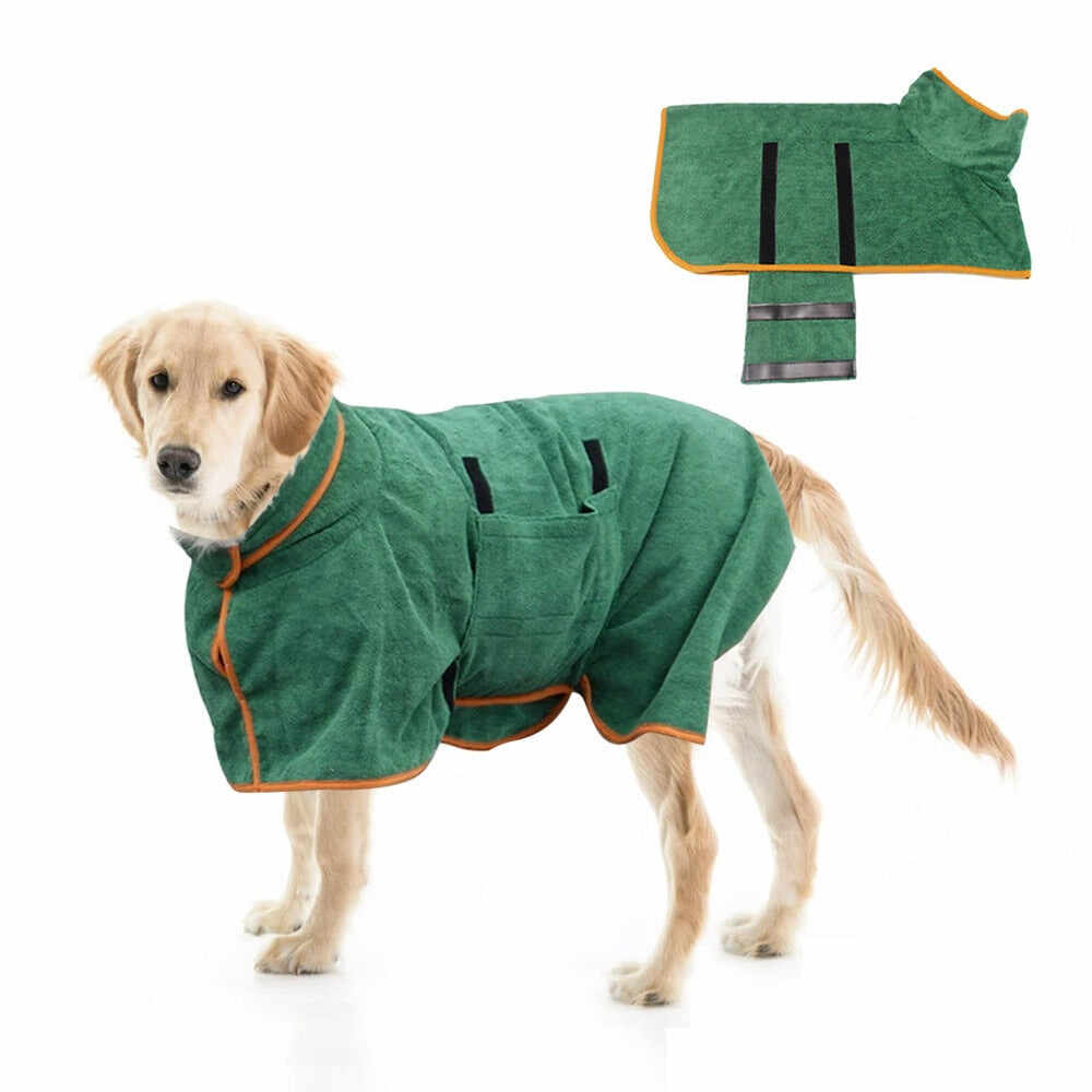 Super Absorbent Dog Bathrobe