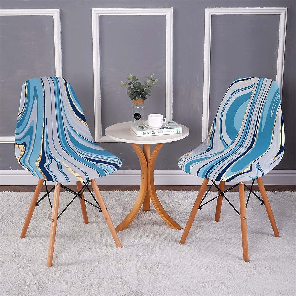 Shell Chair Cover Modern Style Parson Chair Slipcover