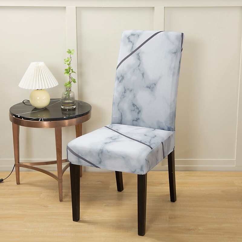 2 Pcs Stretch Kitchen Chair Cover Slipcover