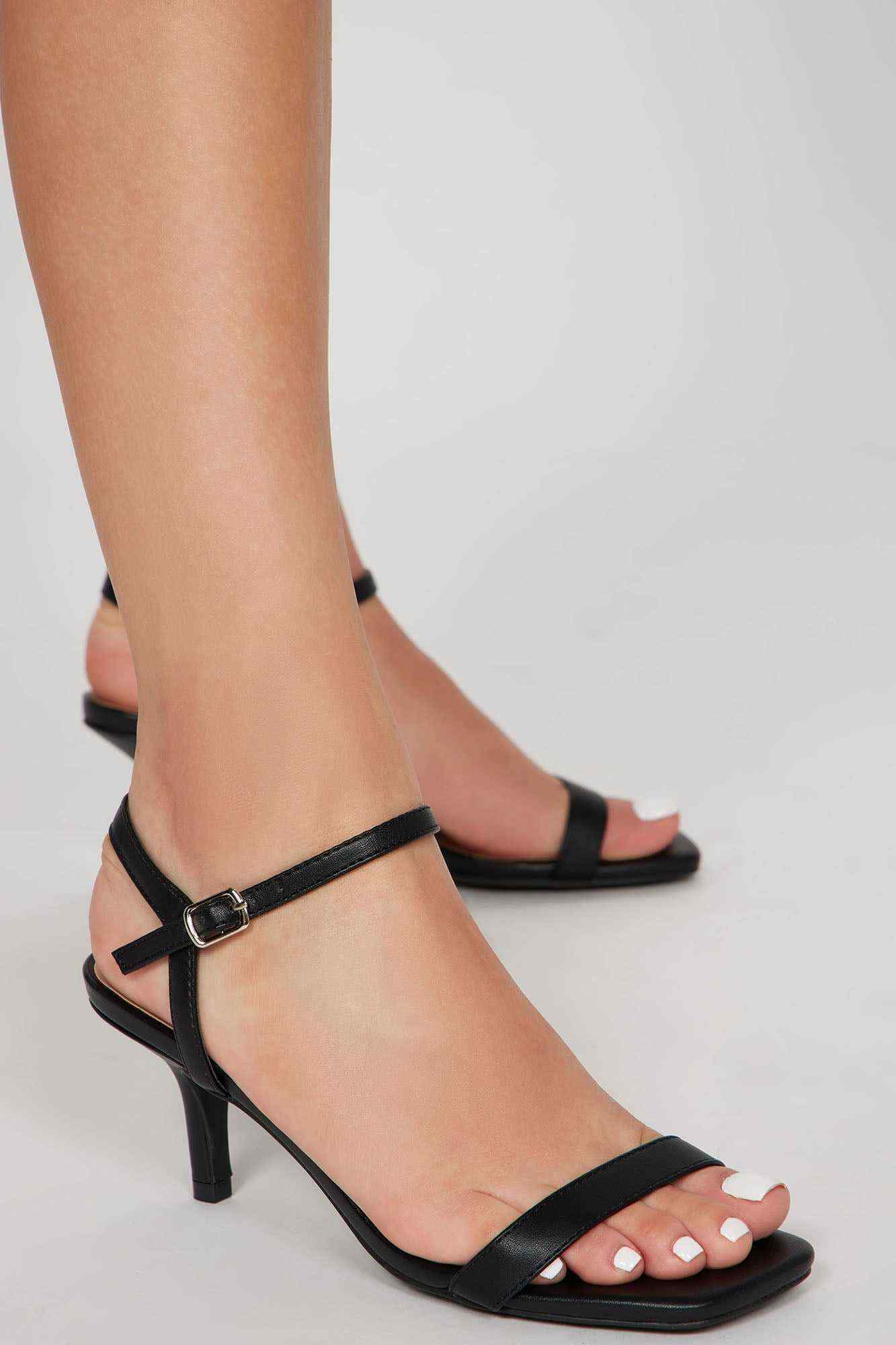 Tiana Heeled Sandals   Black