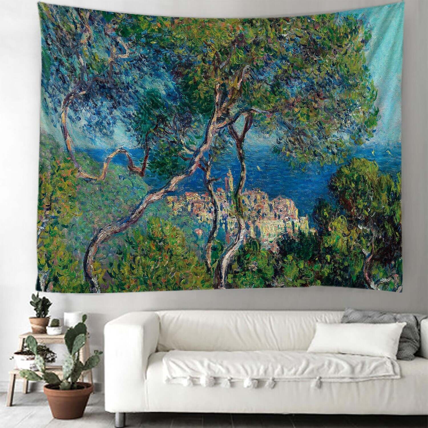 Oil Painting Mountain Wall Tapestry Art Decor