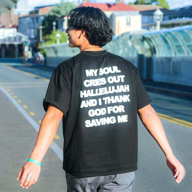 My Soul Cries Out Hallelujah Print T-shirt