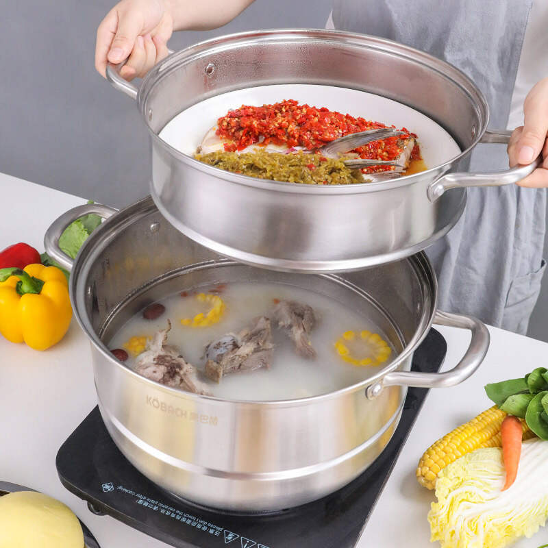 Kangbach 304 stainless steel three-layer 32CM extra-large steamer