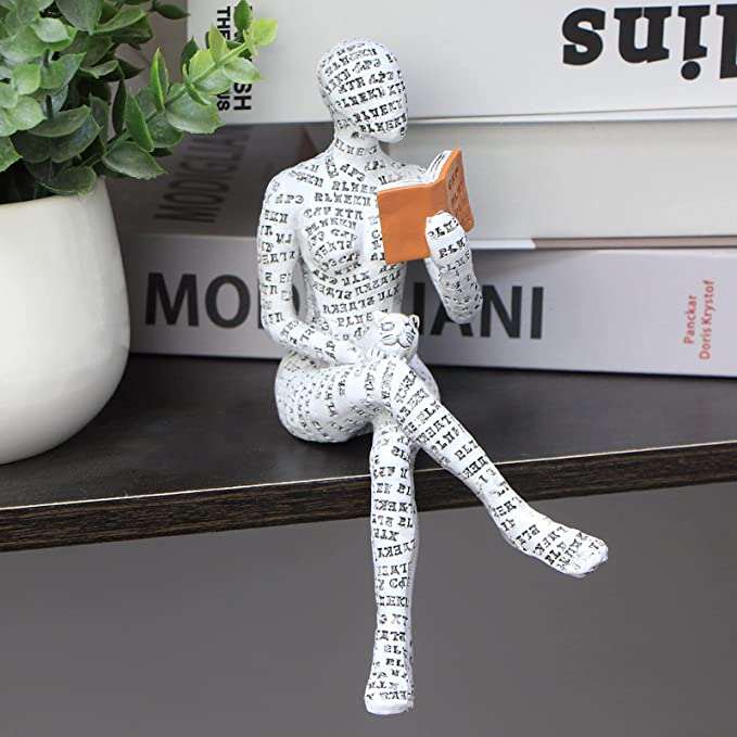 LAST DAY -49% OFF - Modern Reading Woman Statue
