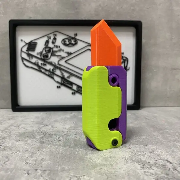 🔥HOT SALE NOW 49% OFF - 🥳 2023 3D Gravity Carrot Knife Decompression Toy