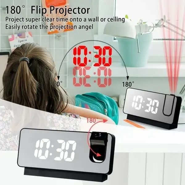 Mirror Projection Alarm Clock⏰ (BUY 2 GET FREE SHIPPING)