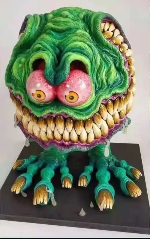 Angry Big Mouth Monster Statues-💖Buy 2 Free Shipping