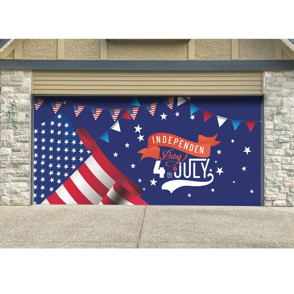 Patriotic Garage Door Mural