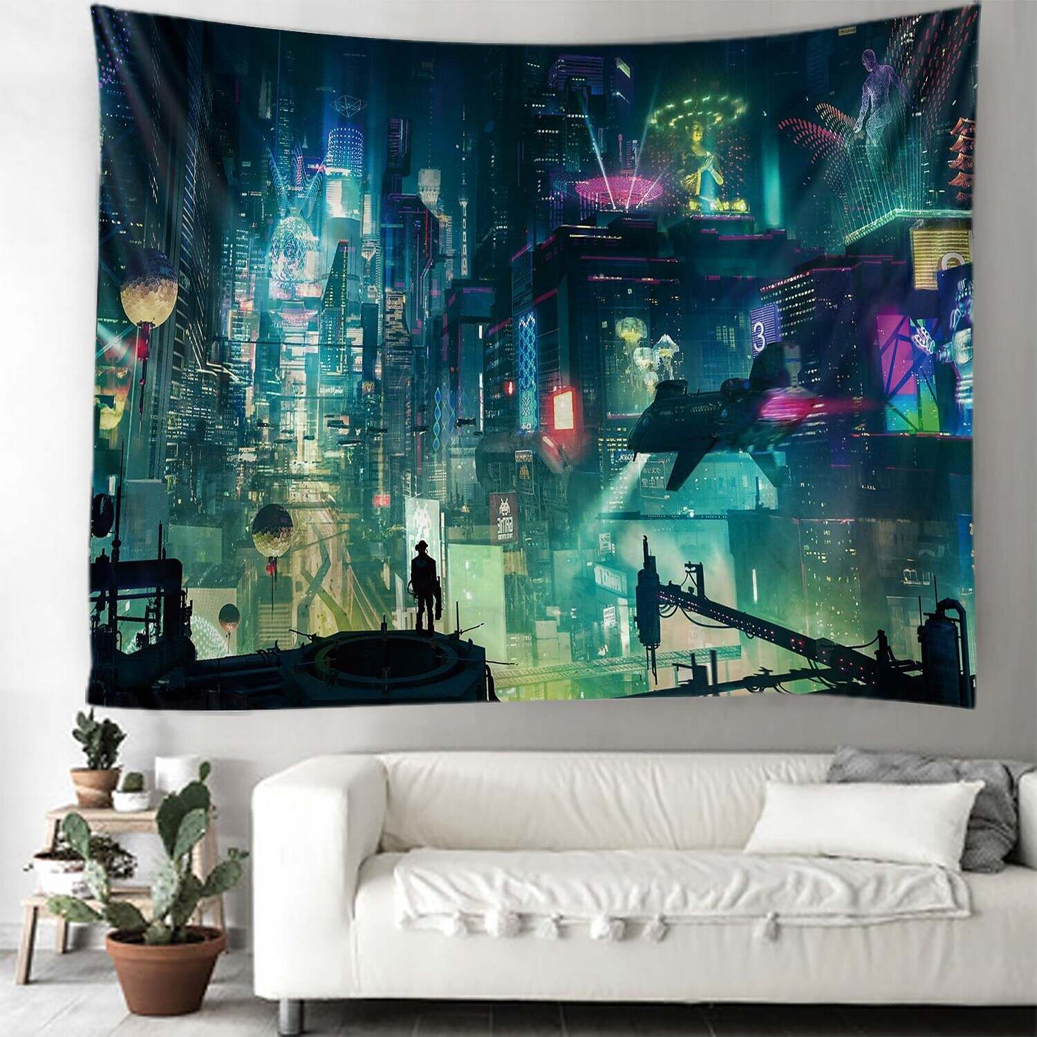 City Wall Tapestry Art Decor Photograph Backdrop