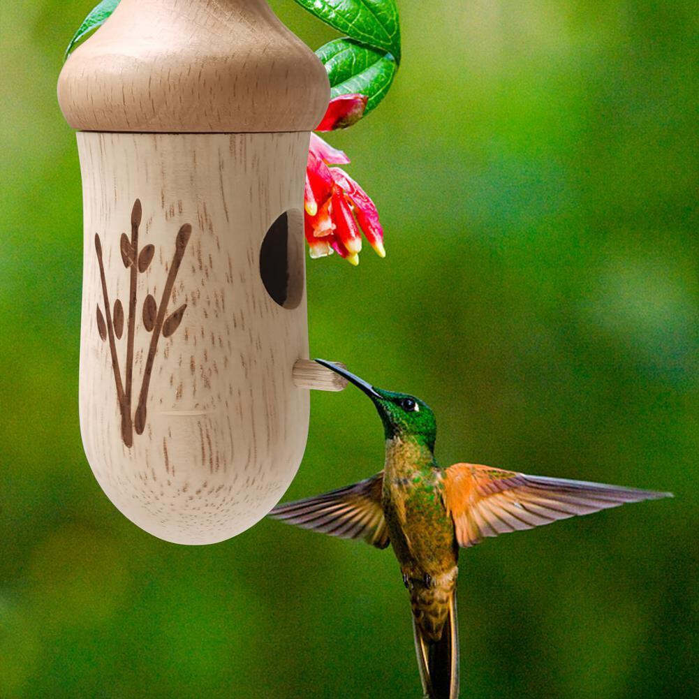 Wooden Hummingbird House-Gift For Nature Lovers