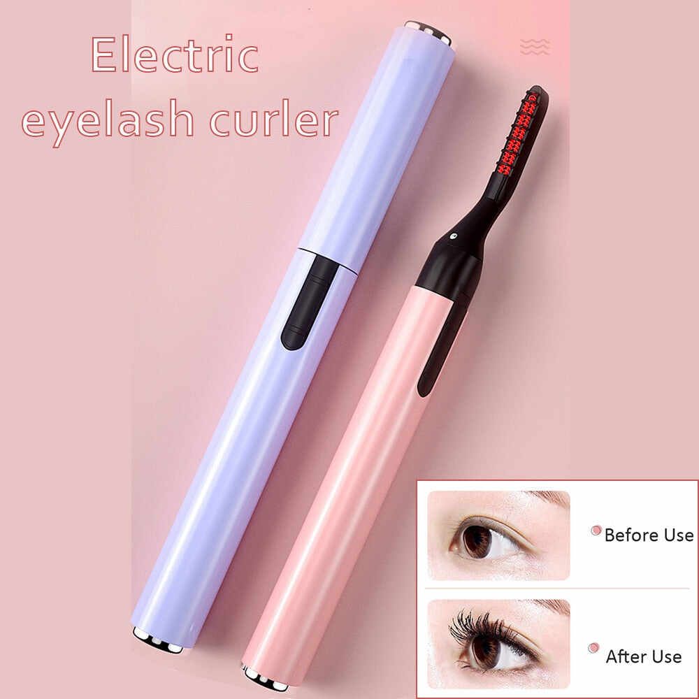 Safe Heated Eyelash Curler for Long Lasting Lash Lift