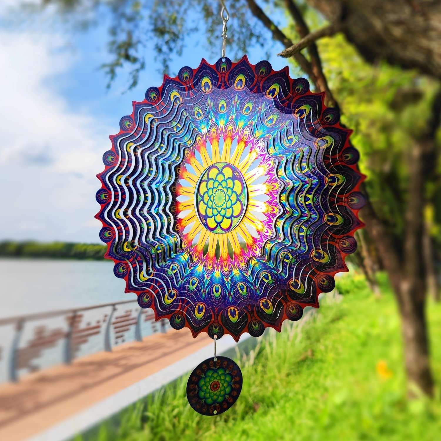 Stainless Steel Wind Spinner - Stunning 3D Effect(buy 2 off 10%)