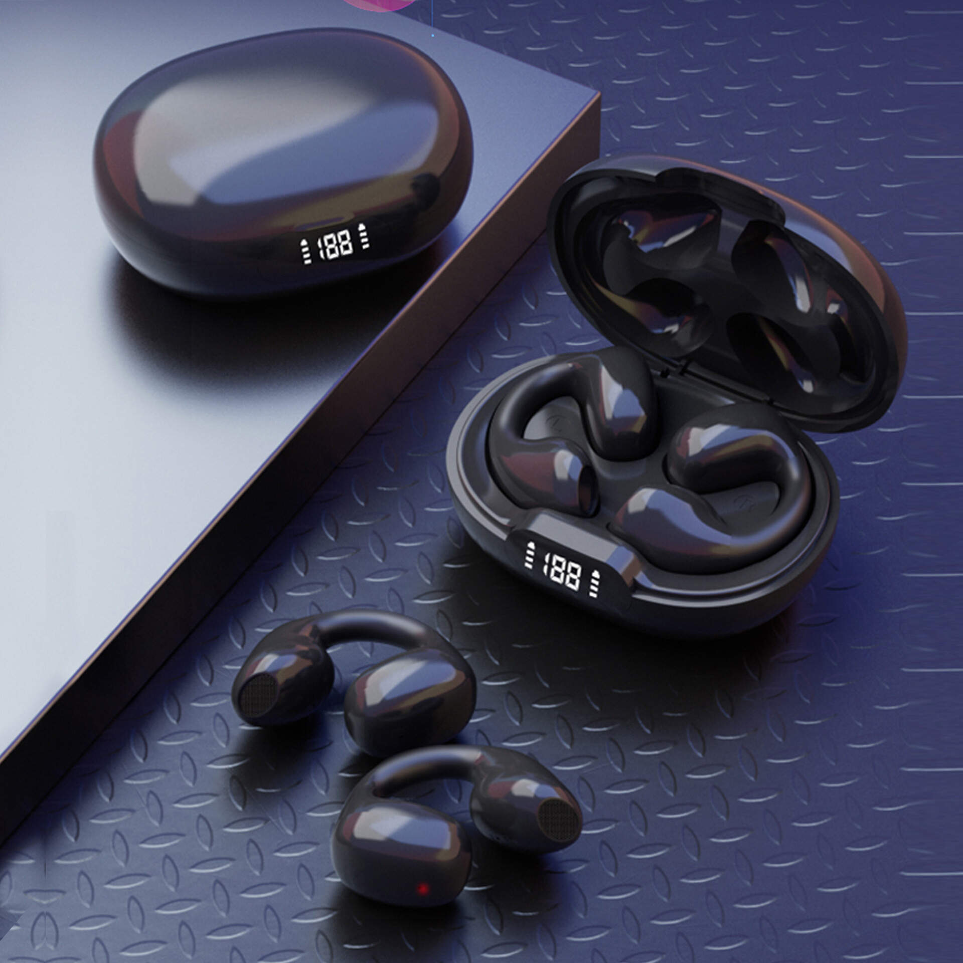 wireless bluetooth earbuds with charging case